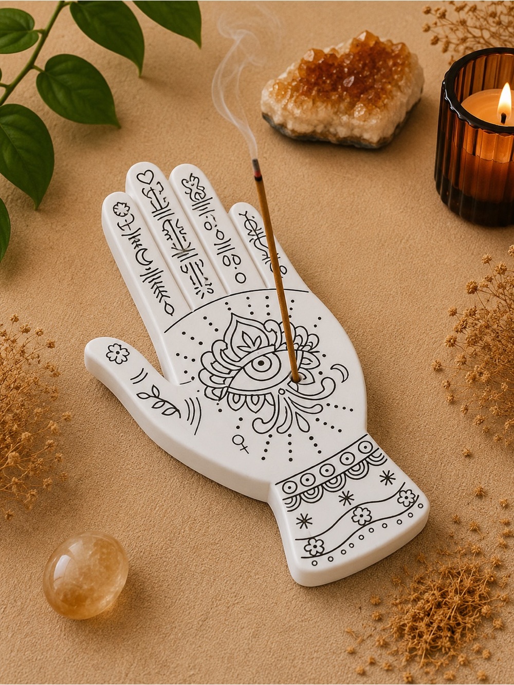 Hand Incense Holder - Picture 1 of 3